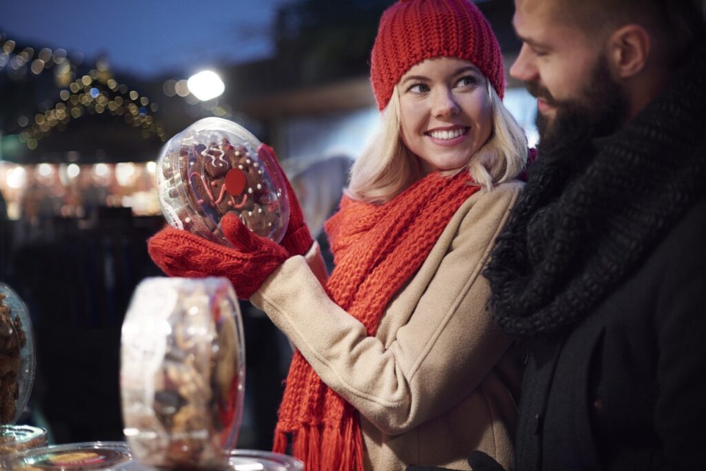 Romantic Christmas market Merode near Aachen